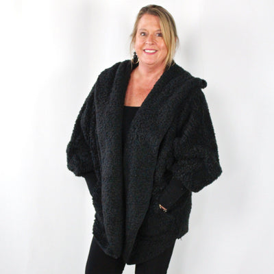 Plush Sherpa Cardigan Onesize