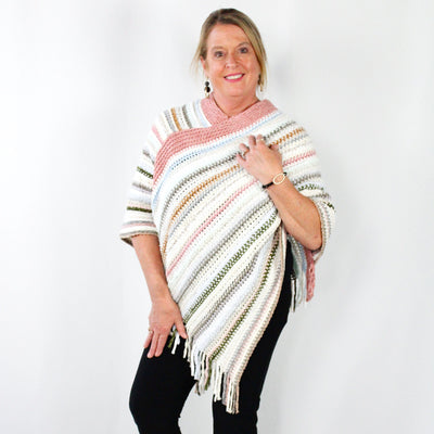 Sweet Magnolias Chenille Poncho