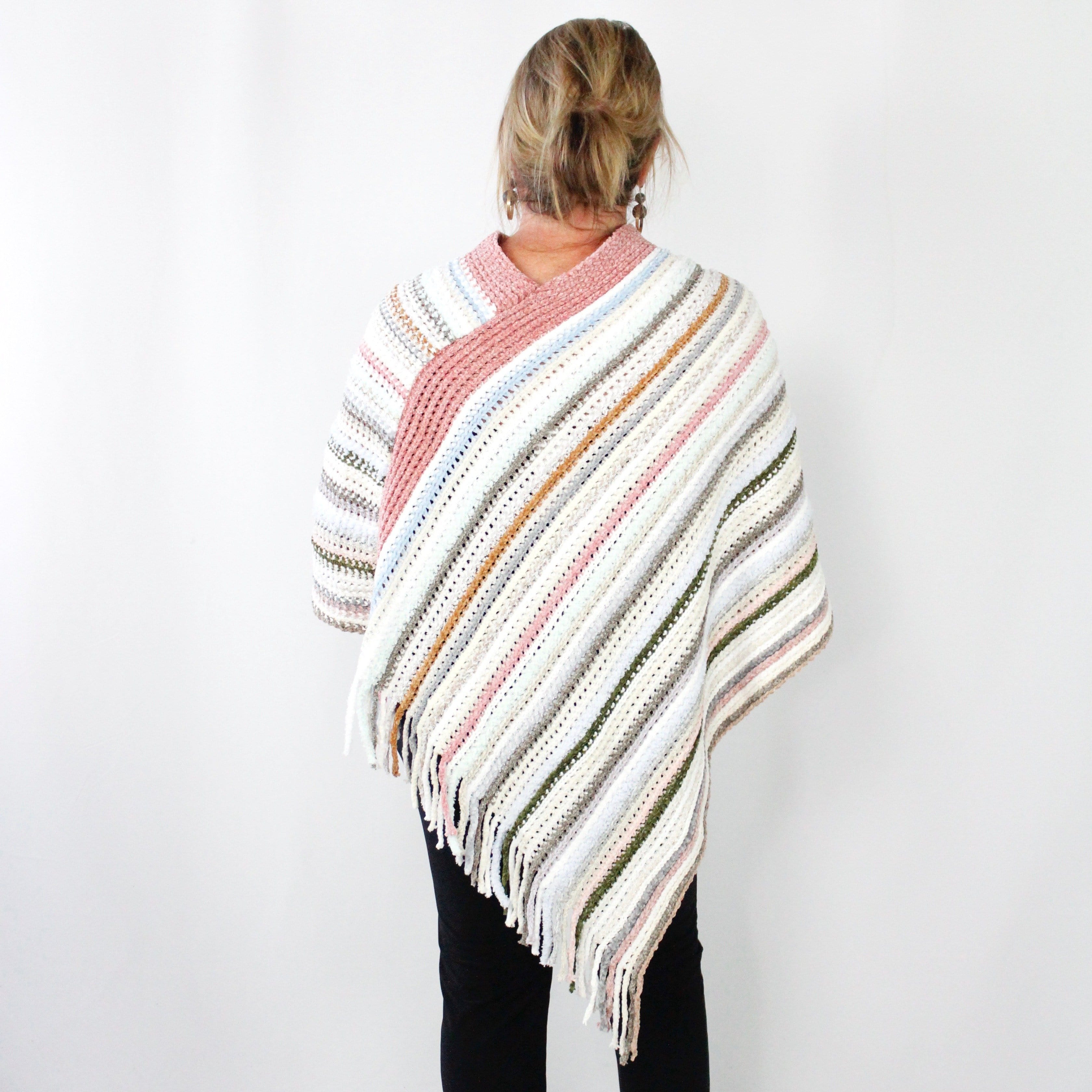 Sweet Magnolias Chenille Poncho