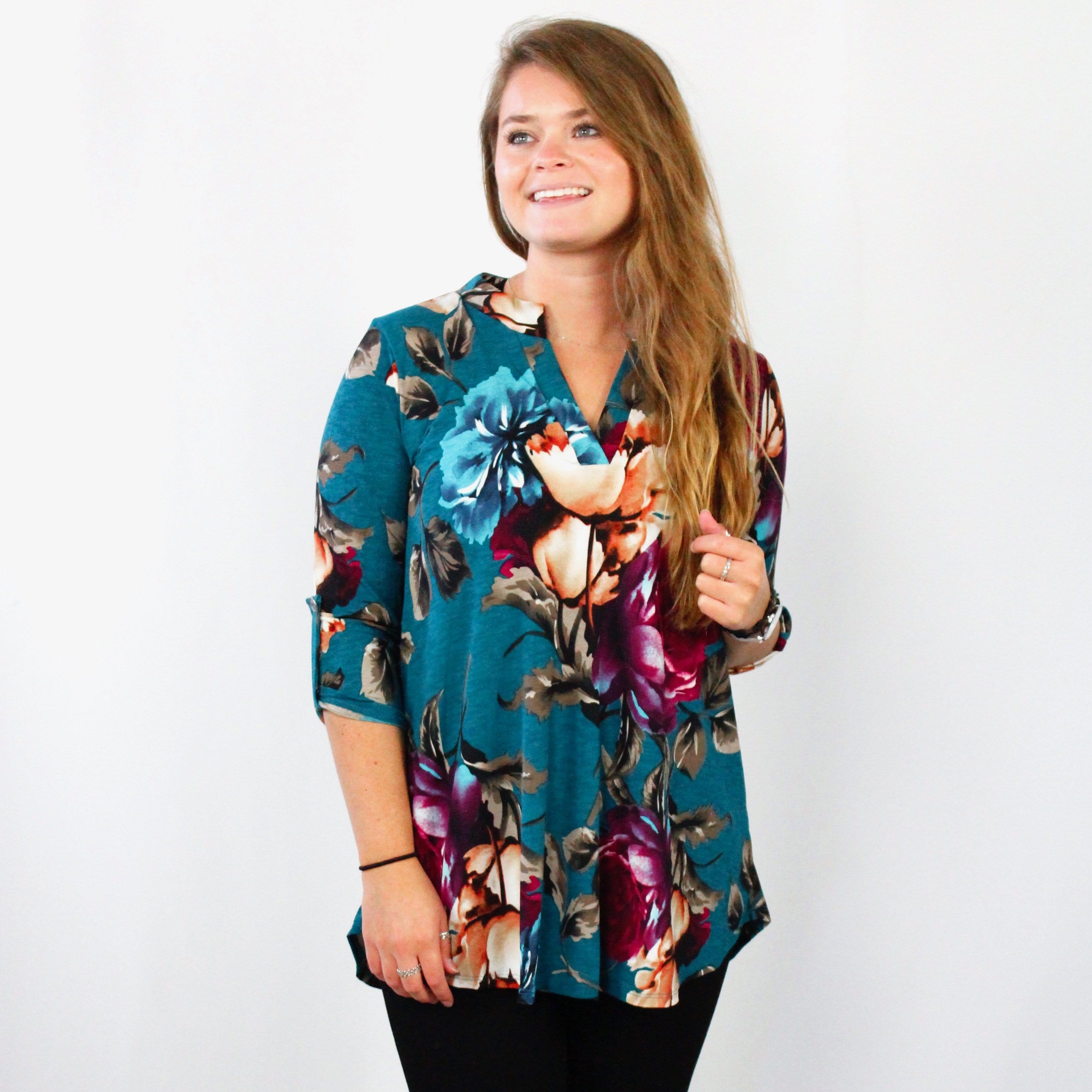 Teal Floral Gabby Deal Steal 12-17-20