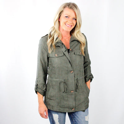 Zipper Button Jacket