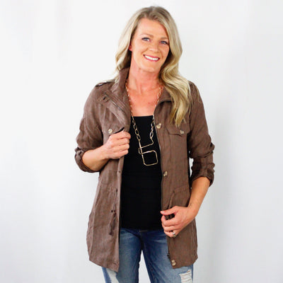Zipper Button Jacket