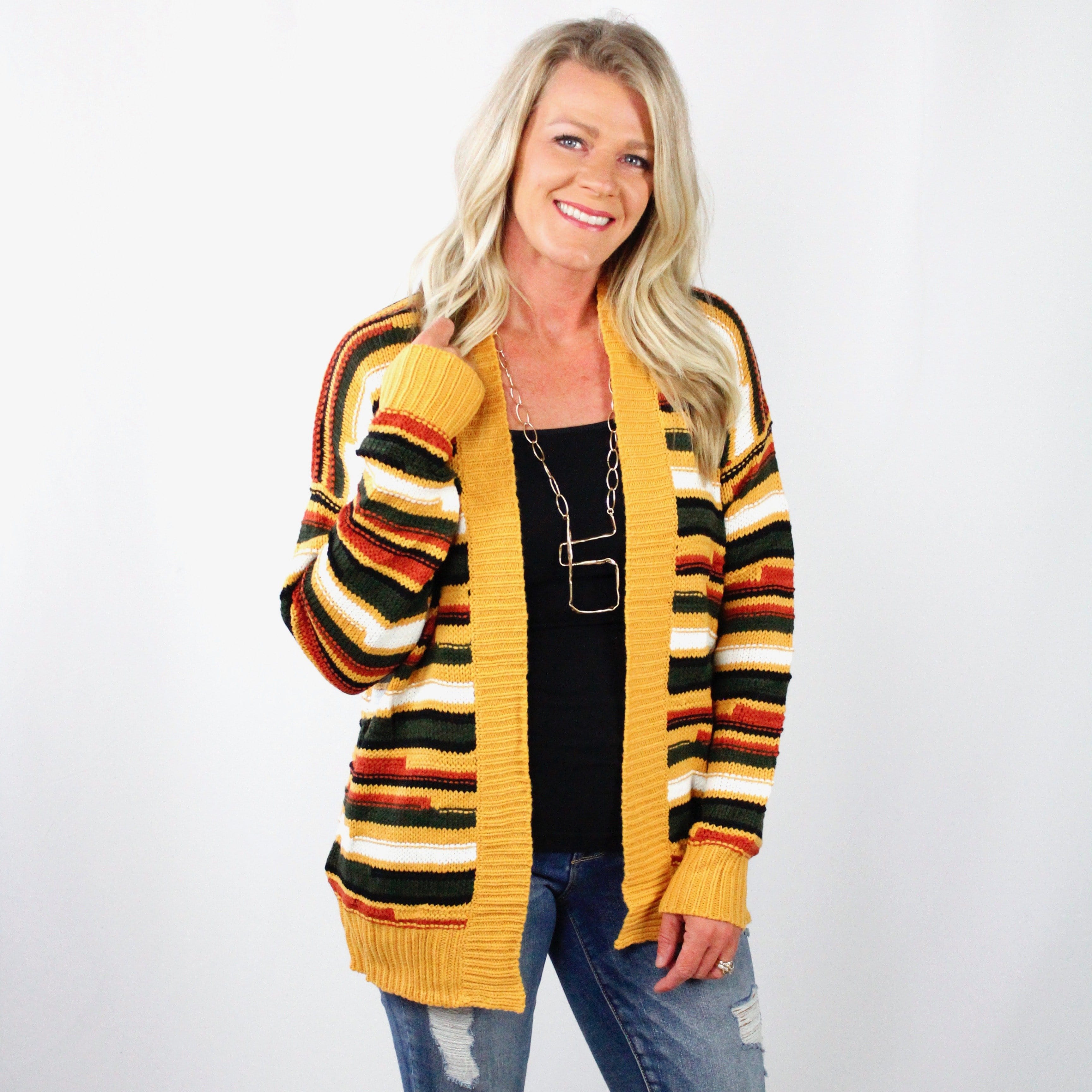 Mustard Vintage Knit Sweater