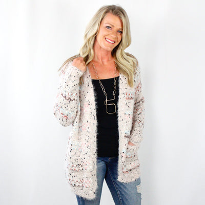 Stitch Texture Pocket Cardigan