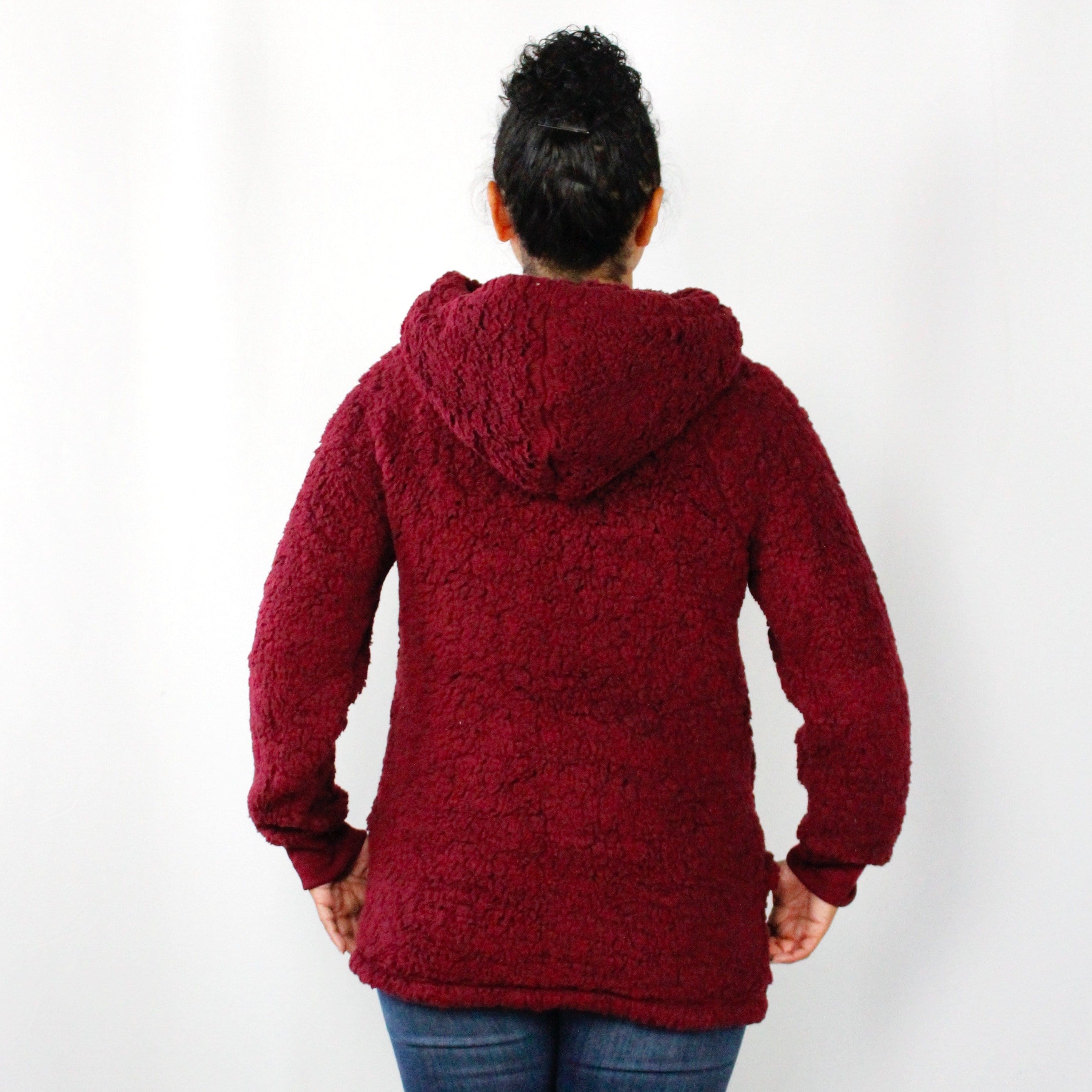Hooded Pocket Sherpa Pullover