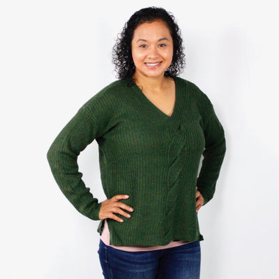 Front Detail Texture Sweater