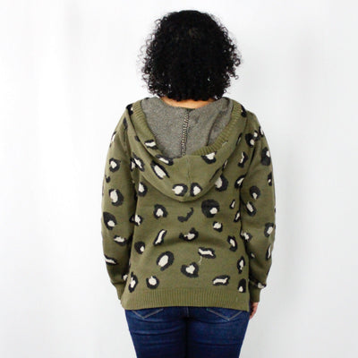 Leopard Hooded Sweater