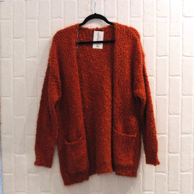 Fuzzy Popcorn Pocket Cardigan