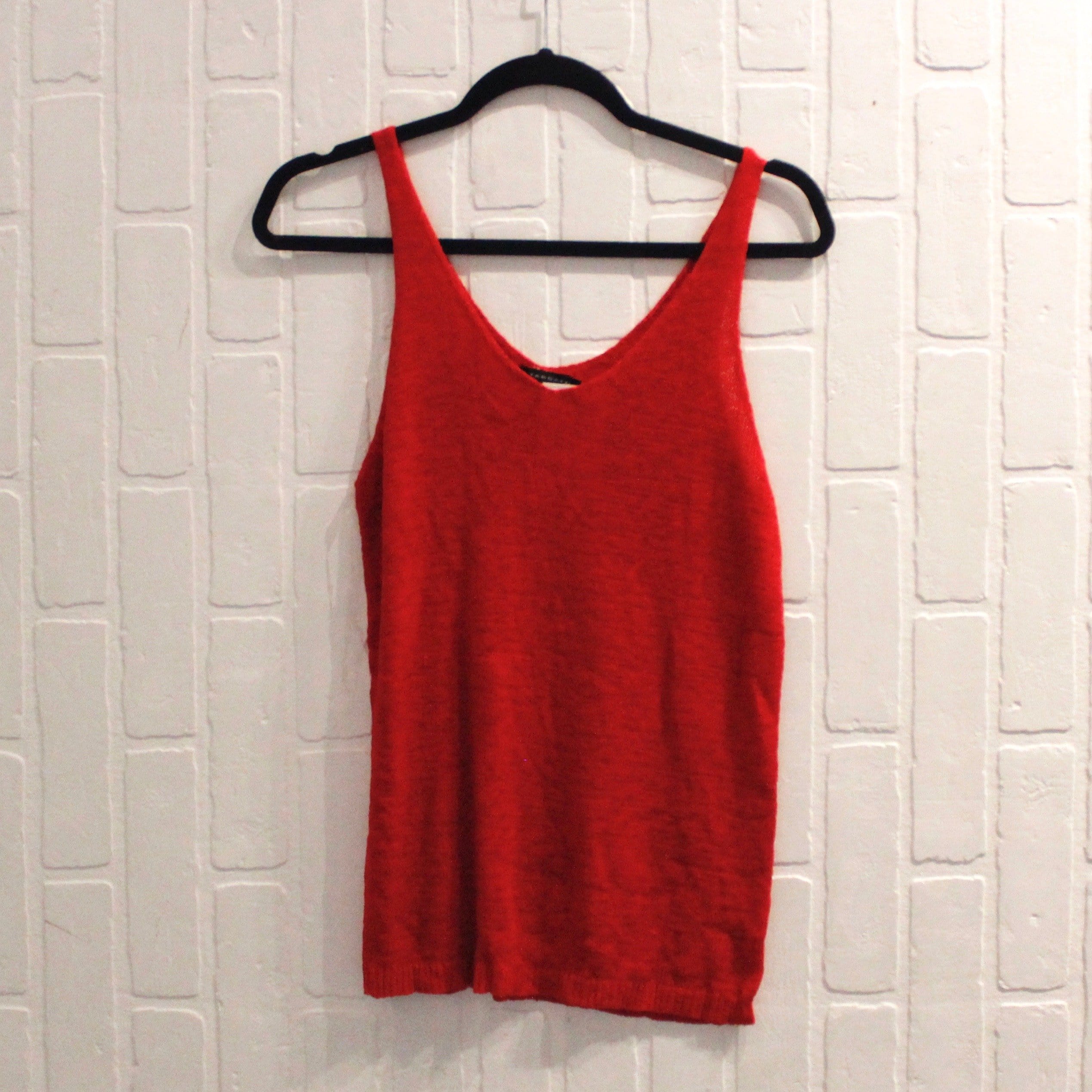 Red Knit Tank