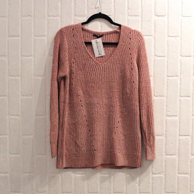 Vneck Texture Sweater