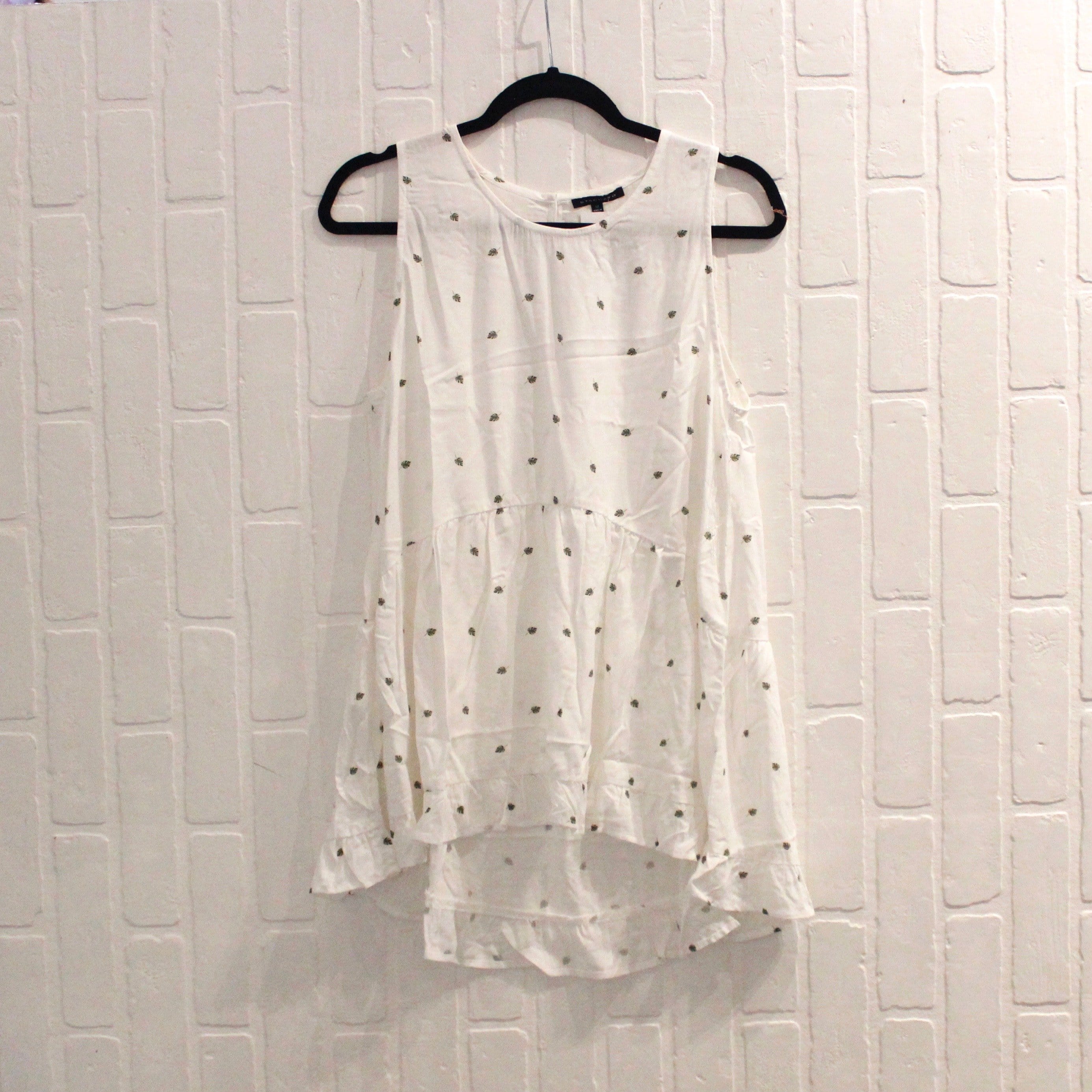 Leaf Peplum Tank