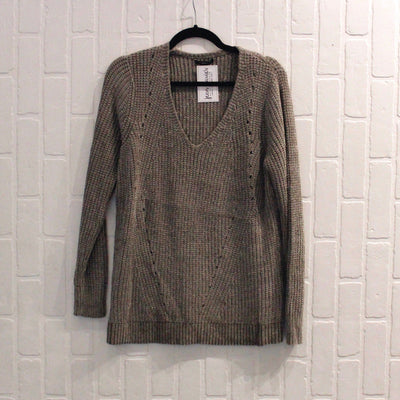 Vneck Texture Sweater