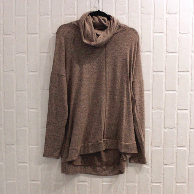 Brushed Cowl Neck Pullover