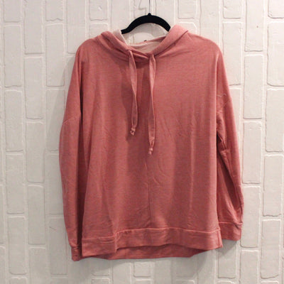 Basic Drawstring Hooded Pullover