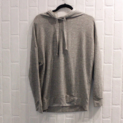 Basic Drawstring Hooded Pullover