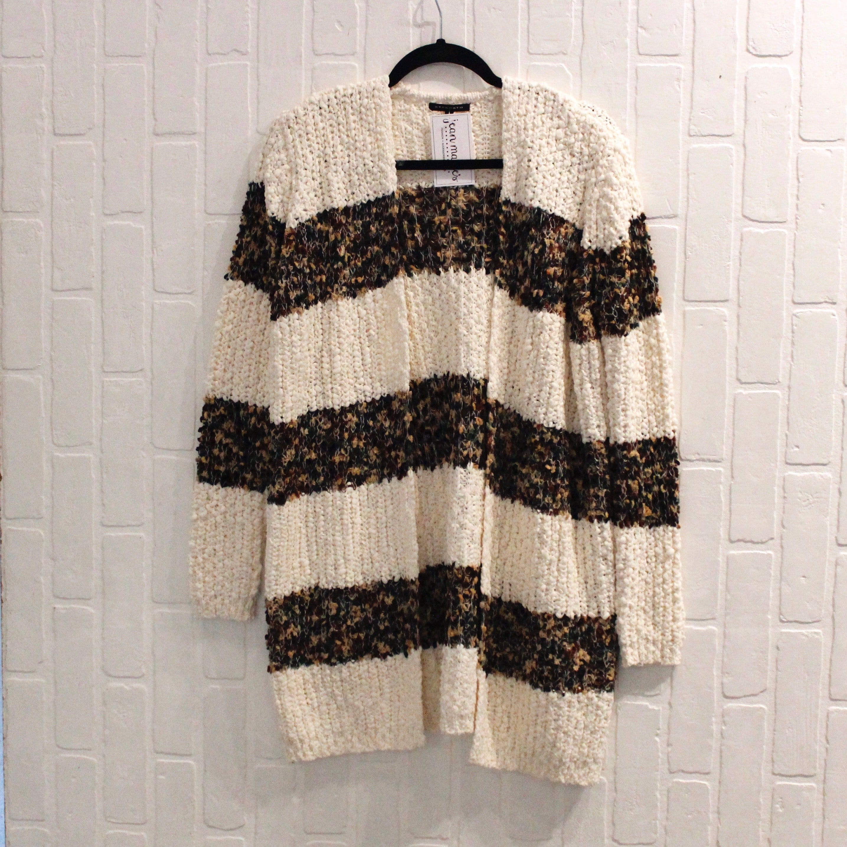 Striped Texture Cardigan