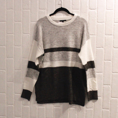 Ivory Stripe Sweater