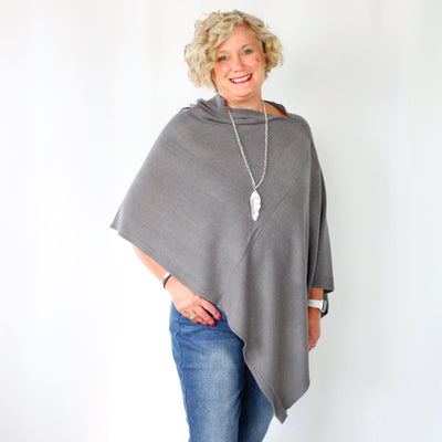 Classic Knit Poncho