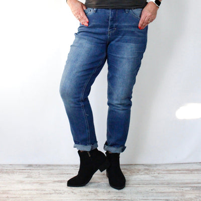 Vintage Raw Hem Straight Leg Denim