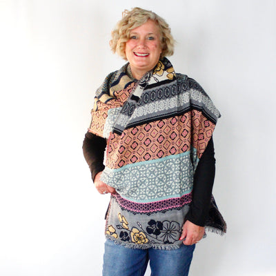 Printed Floral Scarf
