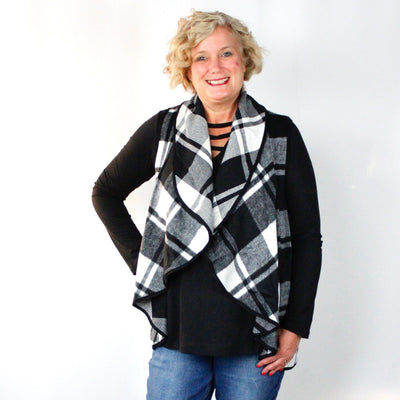 Cozy Plaid Vest
