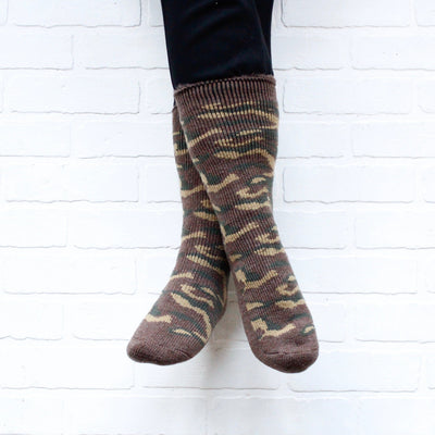 Polar Extreme Heat Men's Camo Sock Asst