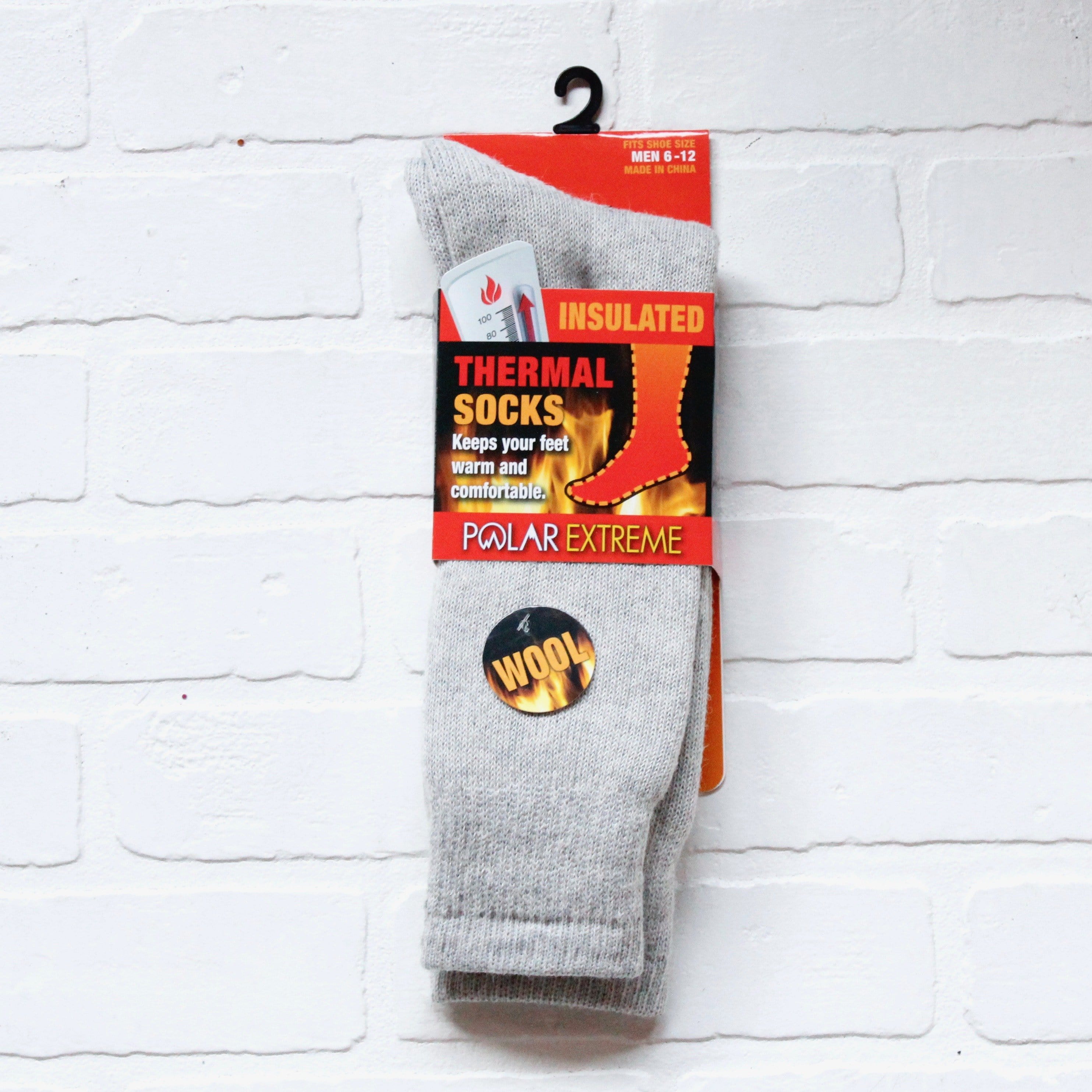 PE Heat Men's Wool Blend Sock ASST