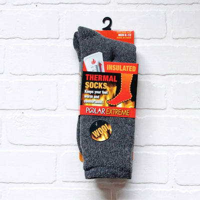 PE Heat Men's Wool Blend Sock ASST