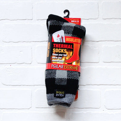 Polar Extreme Heat Men's Stripe & Solid Sock