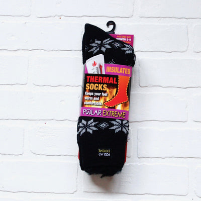 Polar Extreme Heat Women's Fairisle Thermal Sock Asst