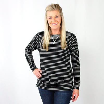Stripe Weekender Top