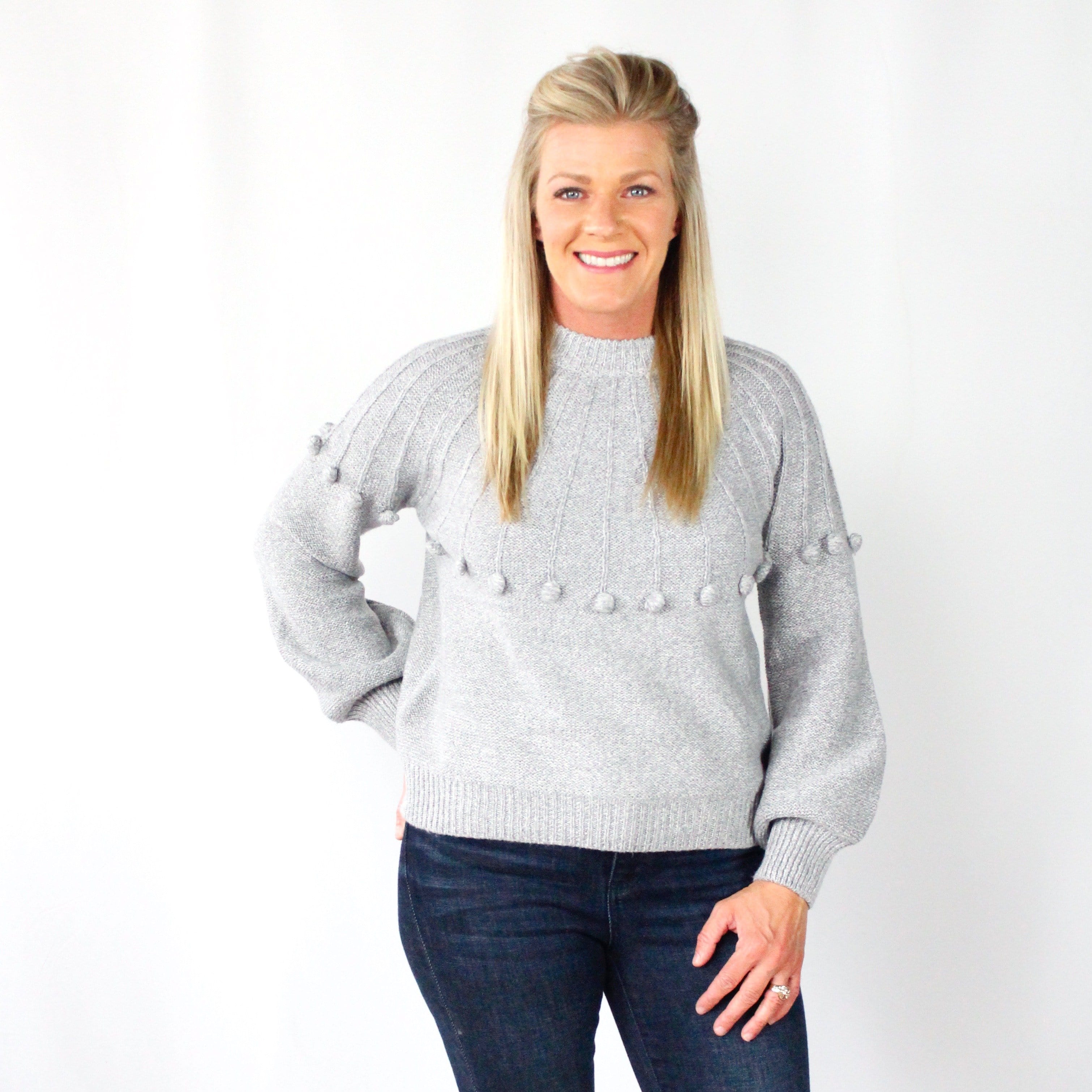 Knit Pom Sweater
