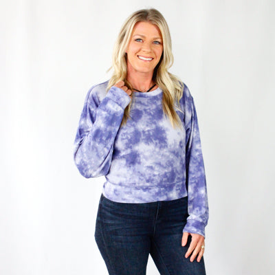 Tie Dye Fleece Top