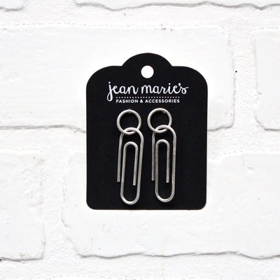 Paperclip Post Earring