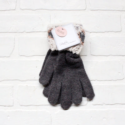 Metallic Collection Cuff Gloves