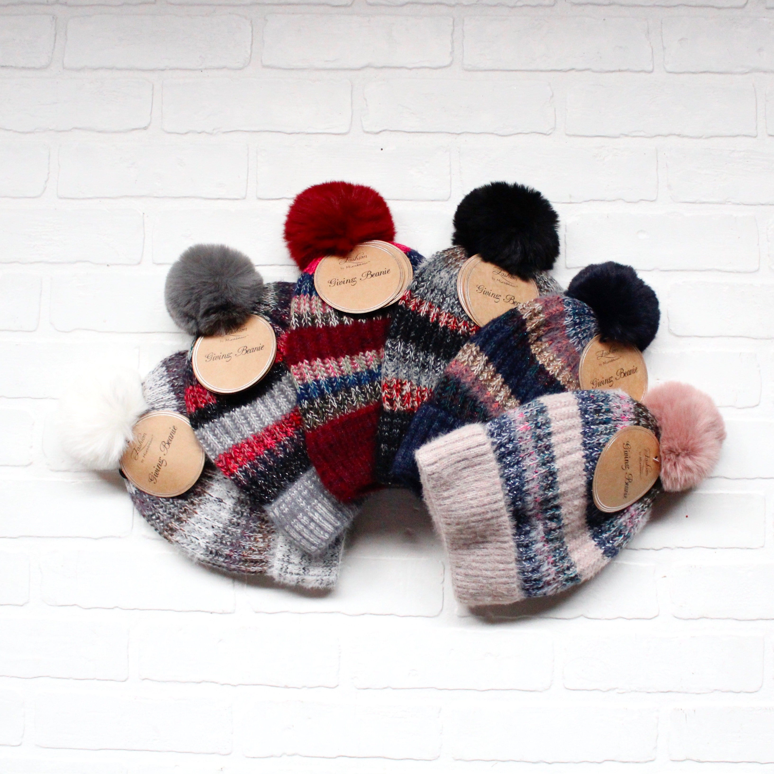 Multi Color Wool Blend Giving Beanie