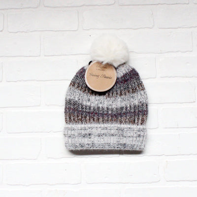 Multi Color Wool Blend Giving Beanie