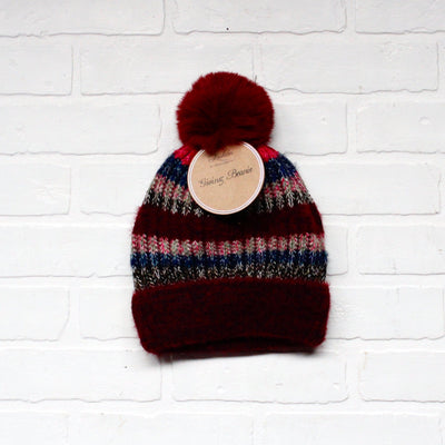 Multi Color Wool Blend Giving Beanie Asst