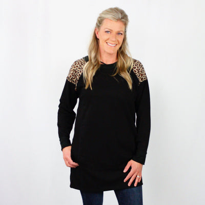 Leopard Shoulder Dress