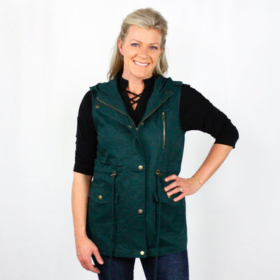 Hooded Military Vest
