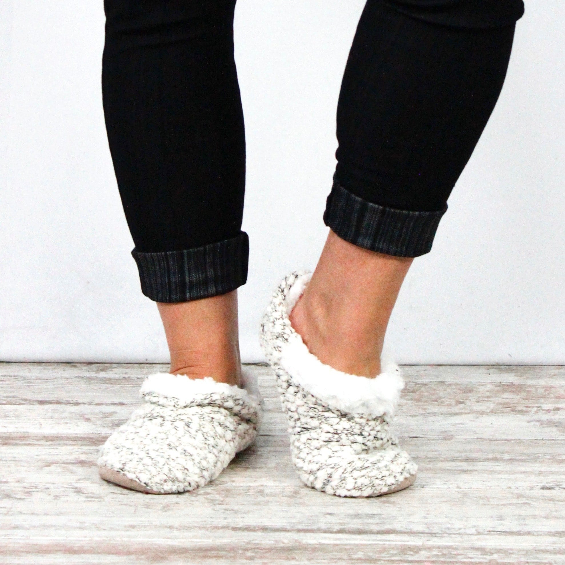 Assorted Ladies Sherpa Lined Slipper