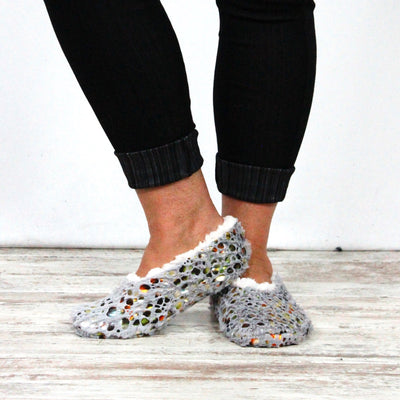 Assorted Women's Metallic Print Slipper