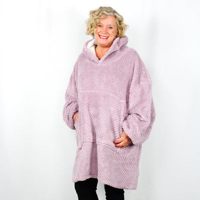 Oversized Blanket Sherpa Pullover