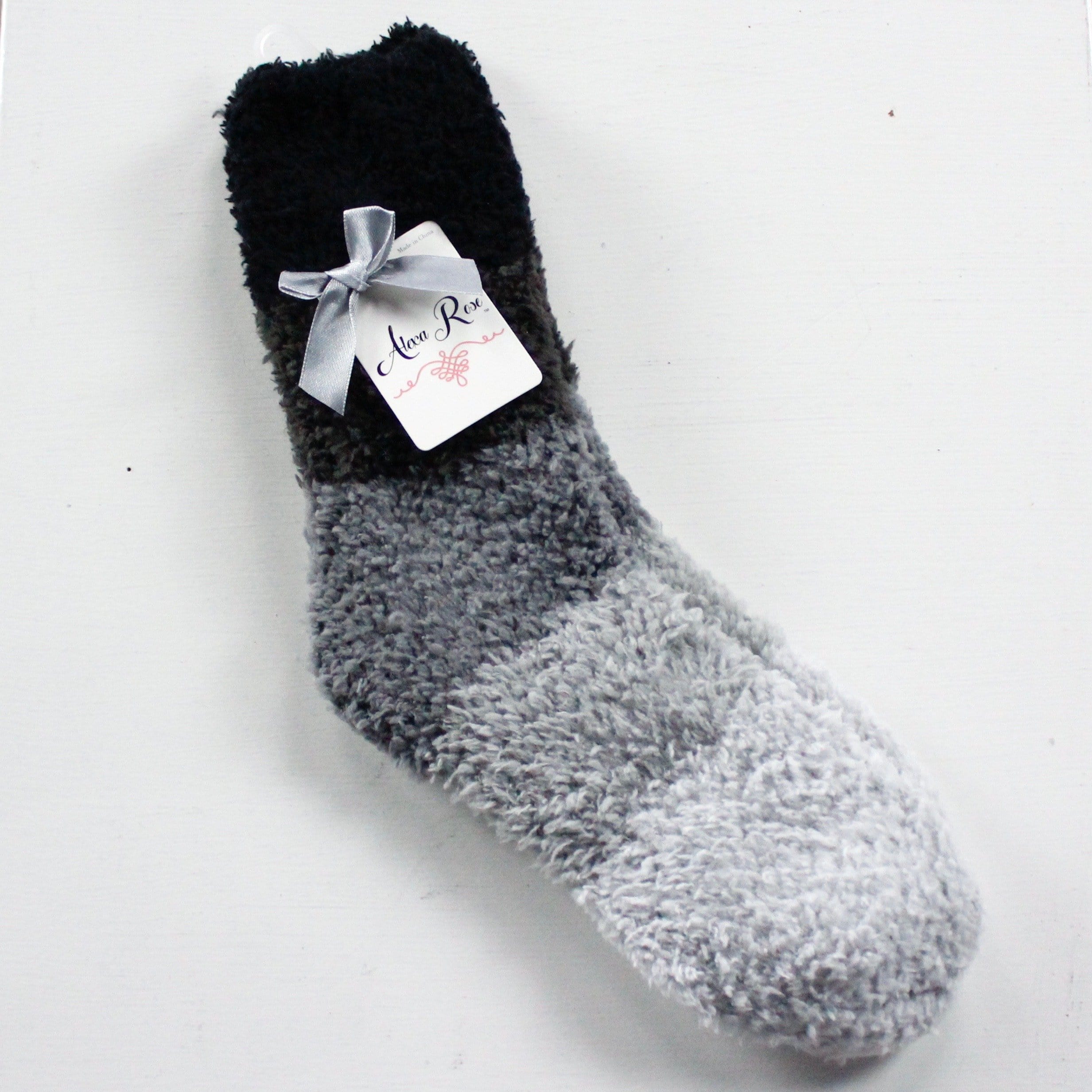 Colorblock Plush Butter Crew Sock