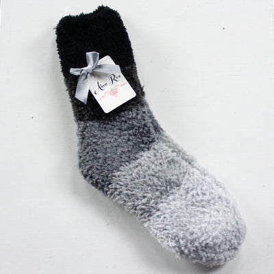 Colorblock Plush Butter Crew Sock