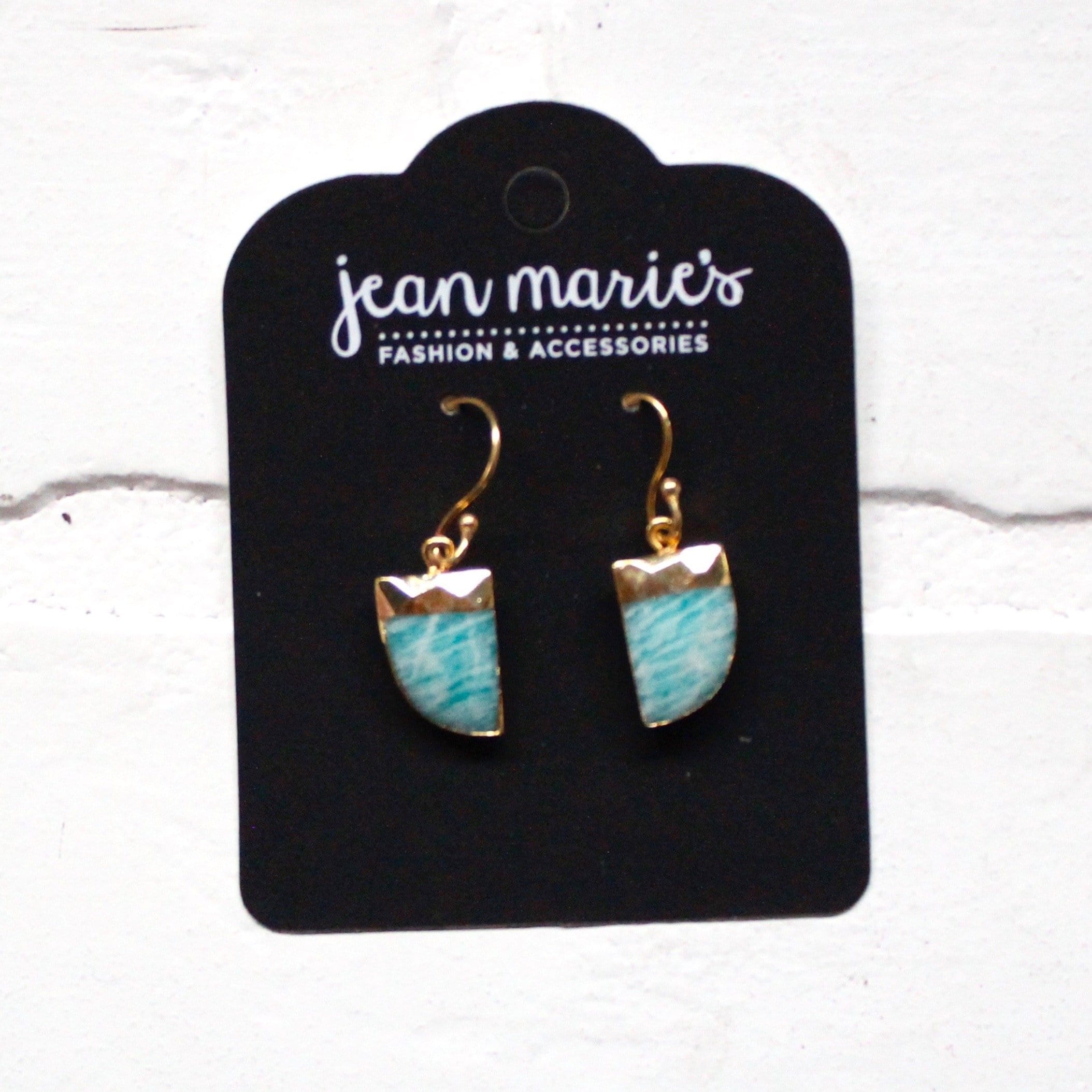 Turquoise Ray Drop Earring
