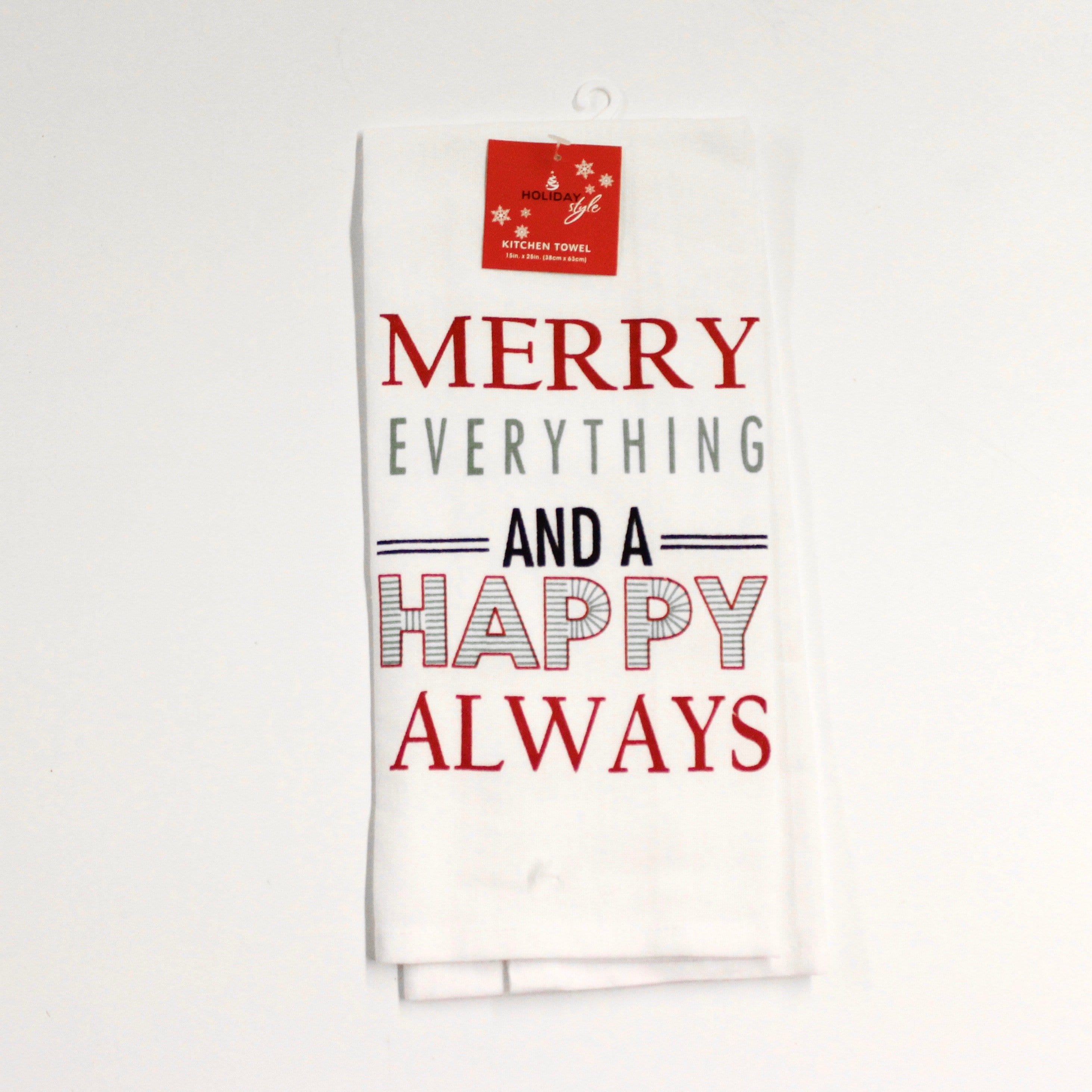 Assorted Christmas Saying Tea Towel
