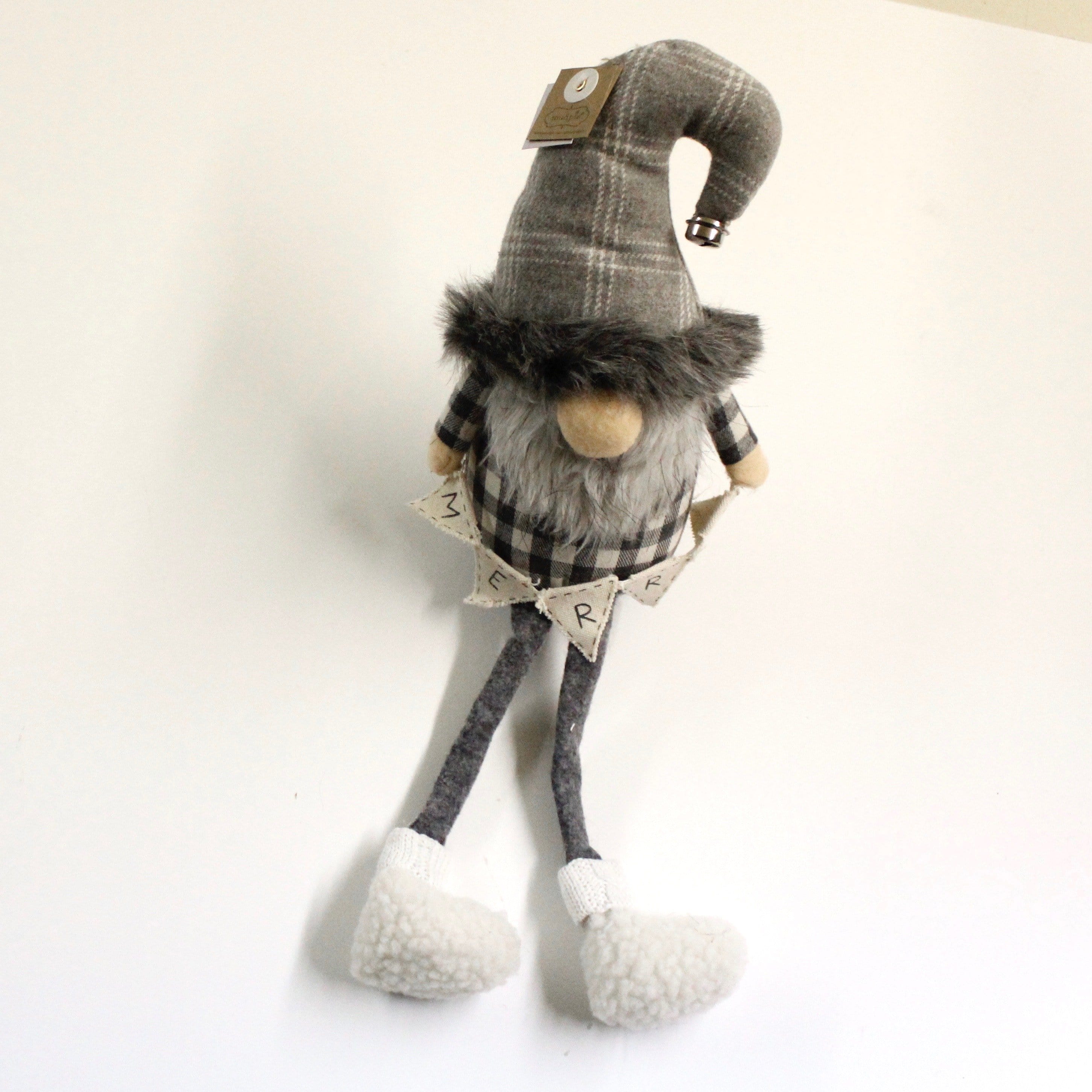 Gray Deluxe Dangle Gnome