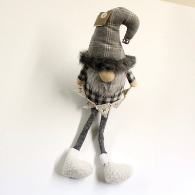 Gray Deluxe Dangle Gnome