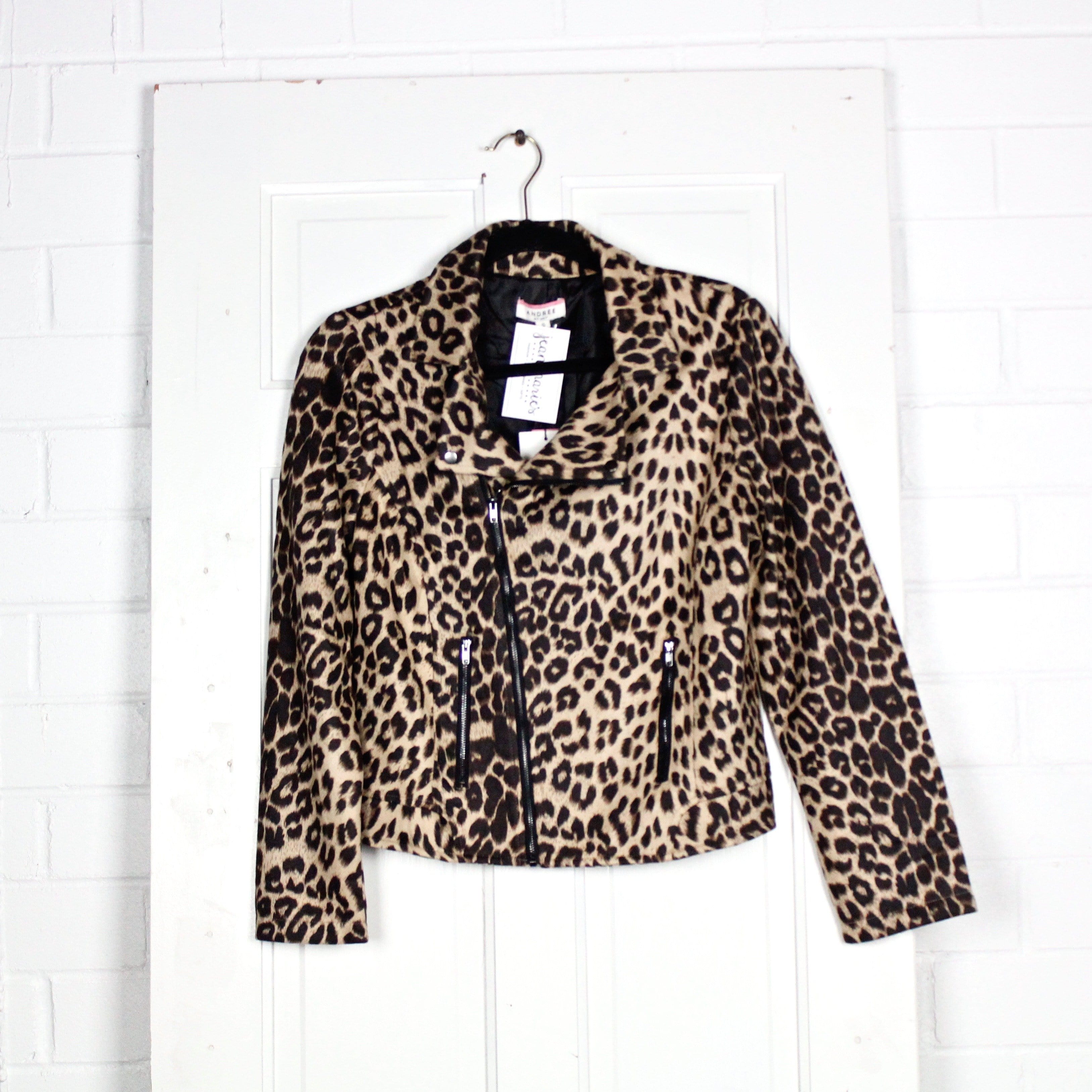Leopard Moto Jacket